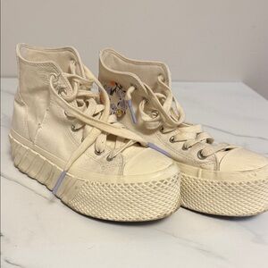 Converse Women's Off-White High-Top Sneakers